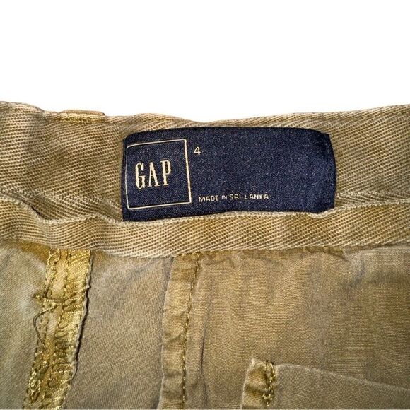 Gap Women's Girlfriend Chino Pants Green Size 4 - Picture 4 of 7